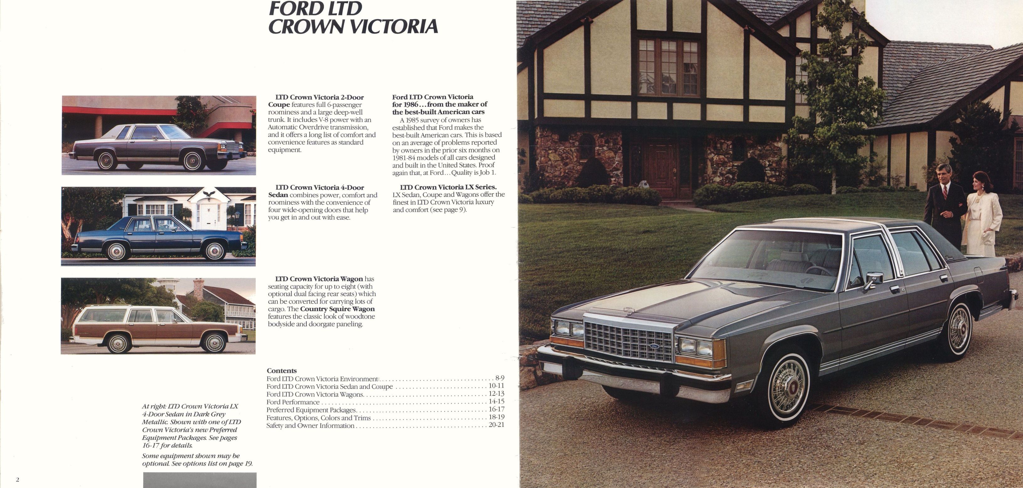 1986 Ford Crown Victoria brochure